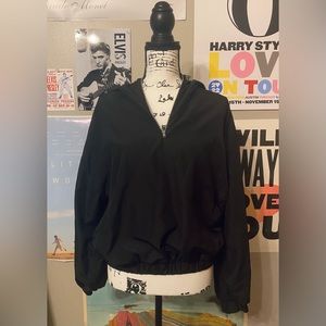 Forever 21 Black Quarter Zip